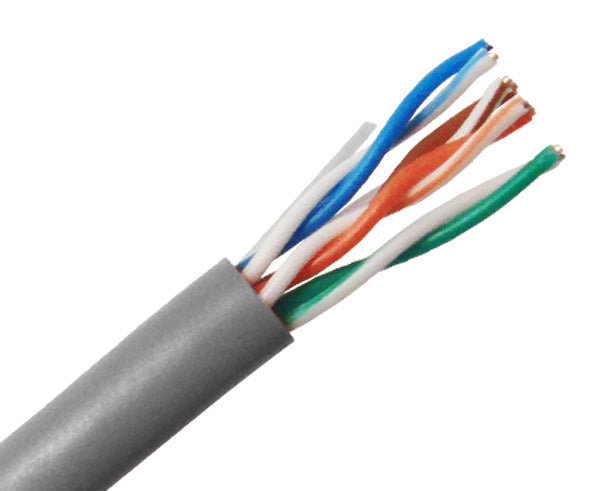 1000FT CAT5E Riser Bulk Ethernet Cable - CMR ETL Certified, Solid Copper UTP 24 AWG for Home & Office Network Installation