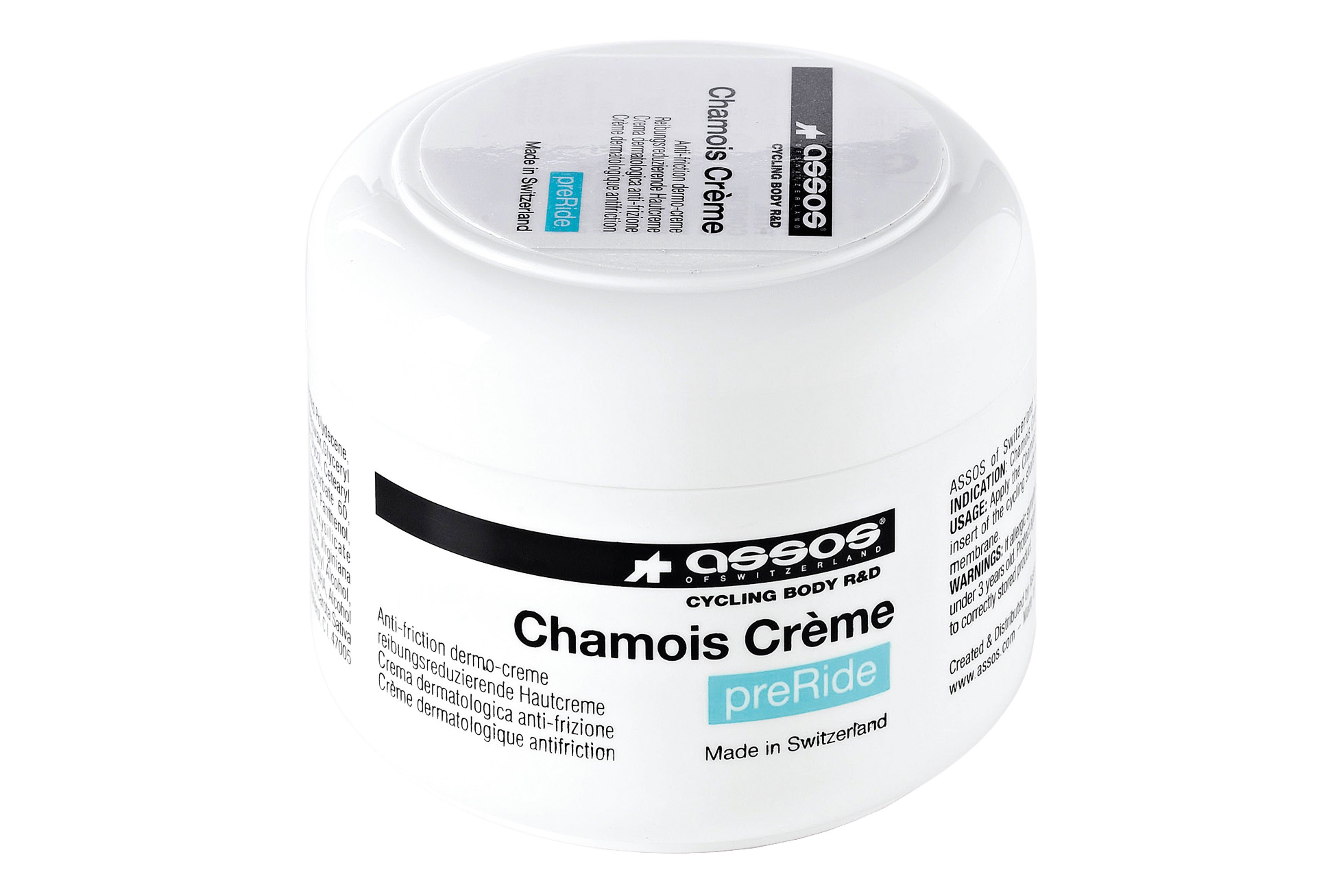 Assos Chamois Cream 140ml - Anti-Chafing & Anti-Friction Cycling Cream for Long Rides & Comfort - Ideal for Road Biking, Mountain Biking & Triathlon Training
