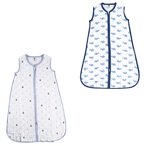 Whale Blue Anchors 2-pack