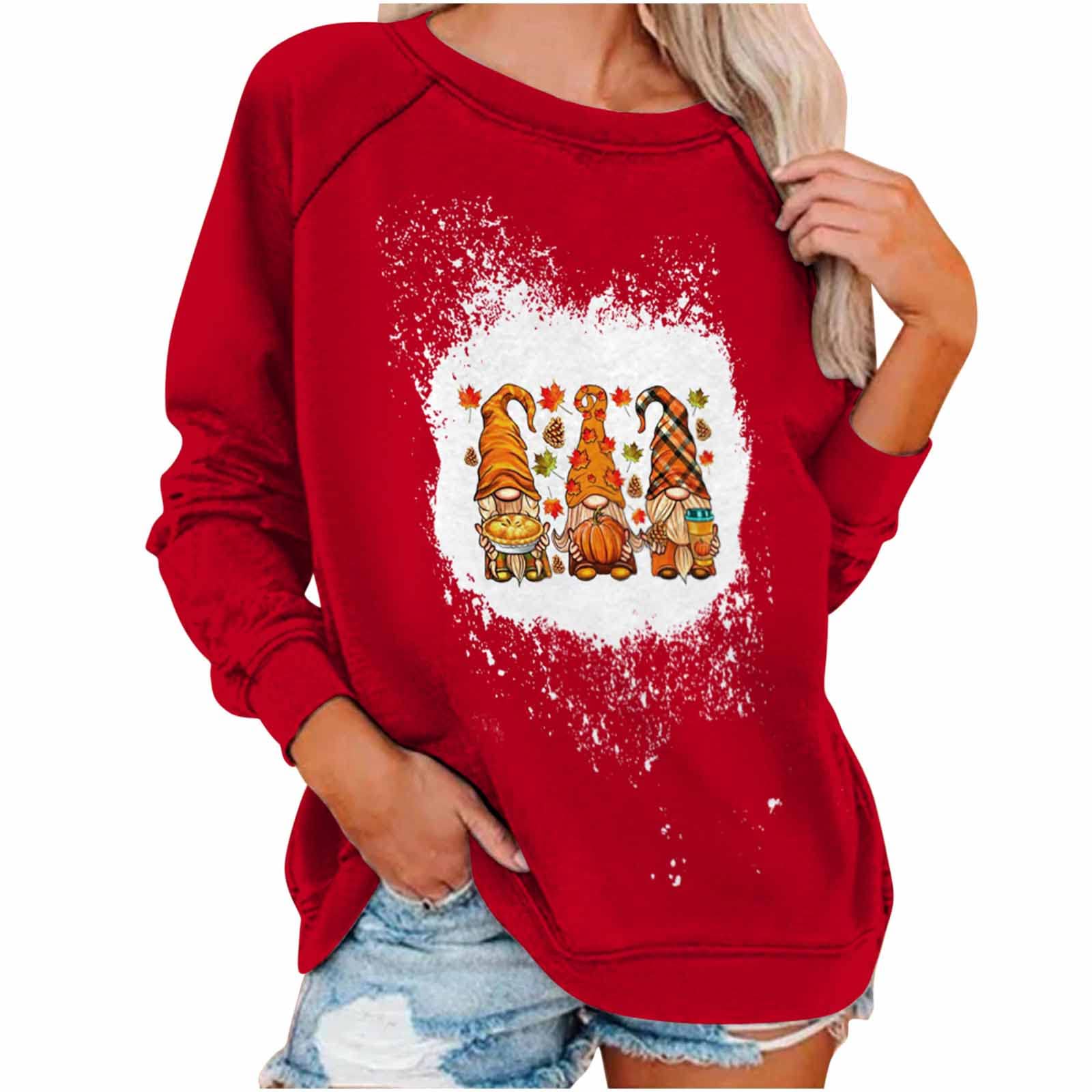 Women's Casual Pullover Crewneck Sweatshirts & T-Shirts - Fall Fashion Blouses & Sweaters for Everyday Wear | Office, Weekend & Outdoor Activities