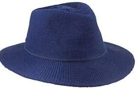 Emthunzini Gilly Sun Hat for Women - Navy Blue Wide Brim UV Protection Beach Hat for Outdoor, Summer, Travel, and Gardening