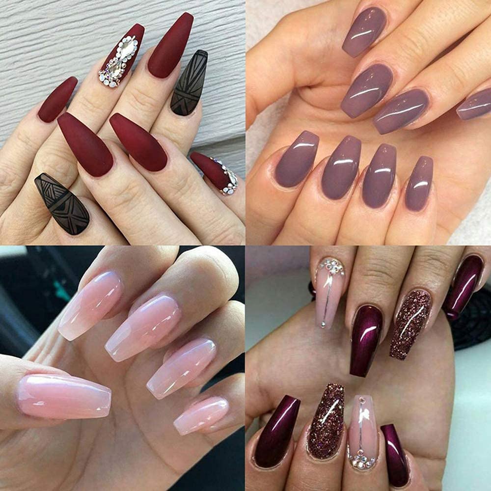 100 Pcs Reusable Artificial White Fake Nails with Glue - Perfect for Parties, Weddings & Girls Night Out | Long Lasting Press on Nails for Special Occasions