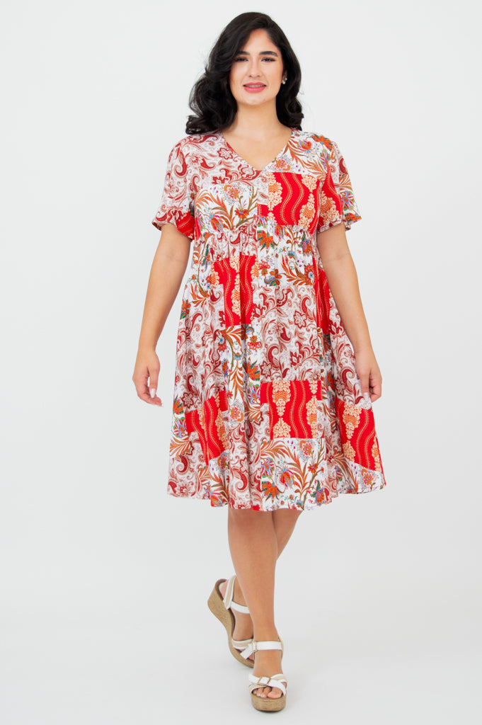 Elegant Jade Green Dress with Charm Details - Soft Linen Bamboo Blend Fabric - Perfect for Summer Weddings & Beach Vacations