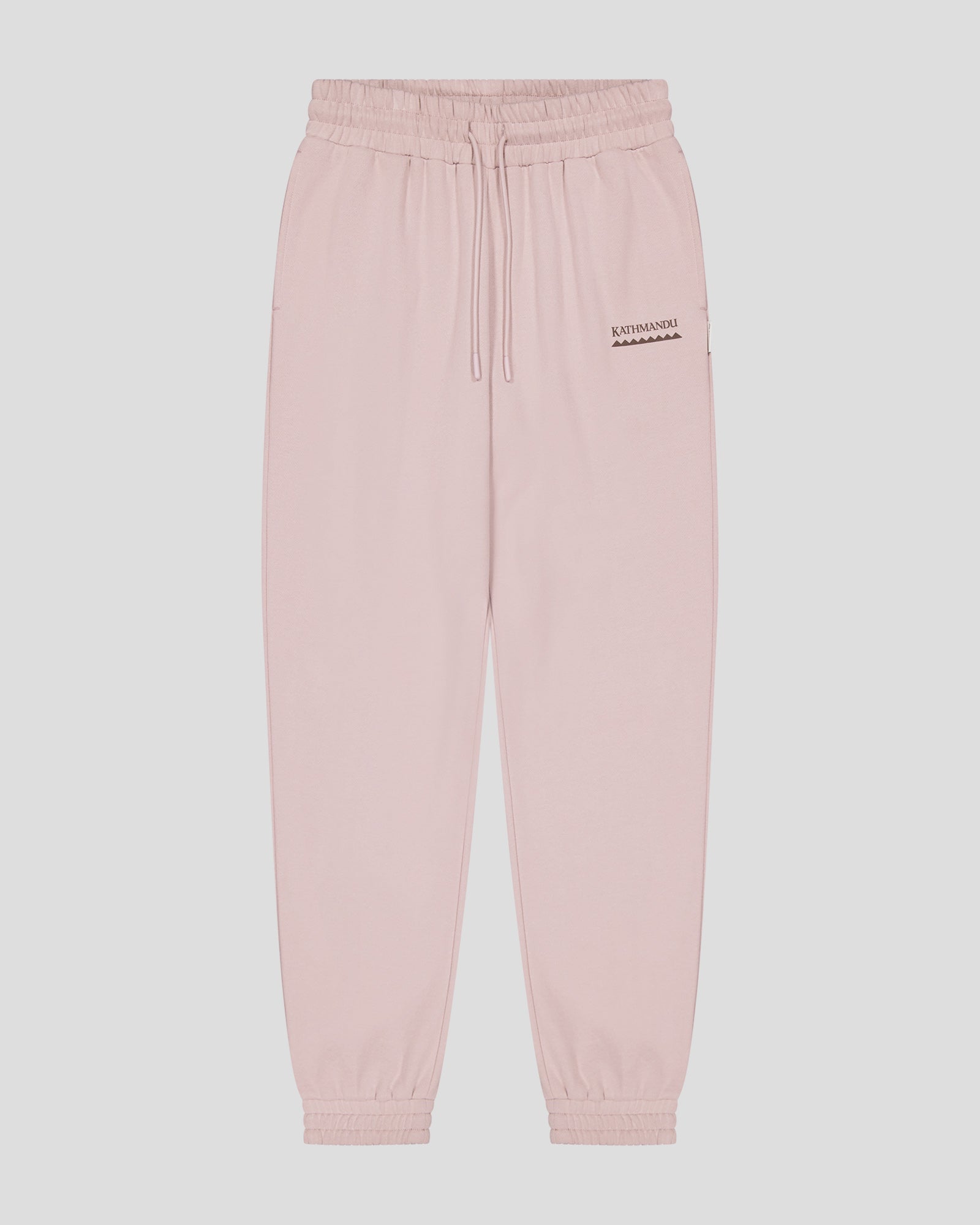 Women's Heritage Logo Slouchy Brushed Joggers - Light Taupe Comfortable Lounge Pants for Yoga, Running & Casual Wear