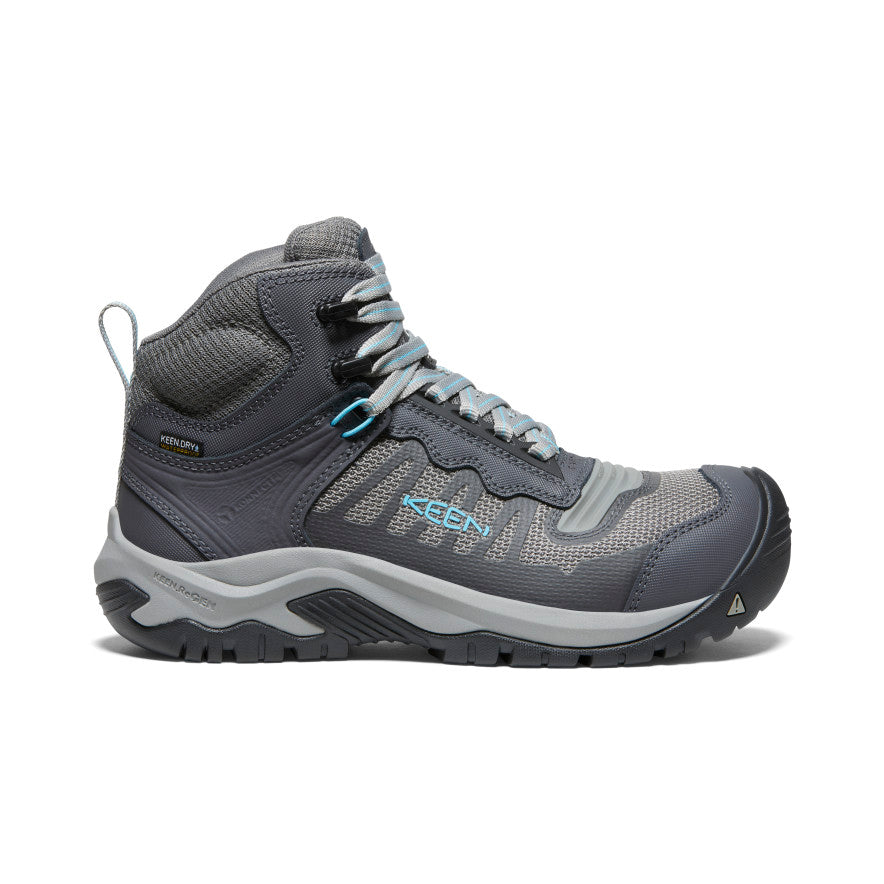Waterproof Women's Reno Mid Boots with Carbon Toe - Magnet & Ipanema Colors | Hiking, Outdoor & Winter Wear for Women