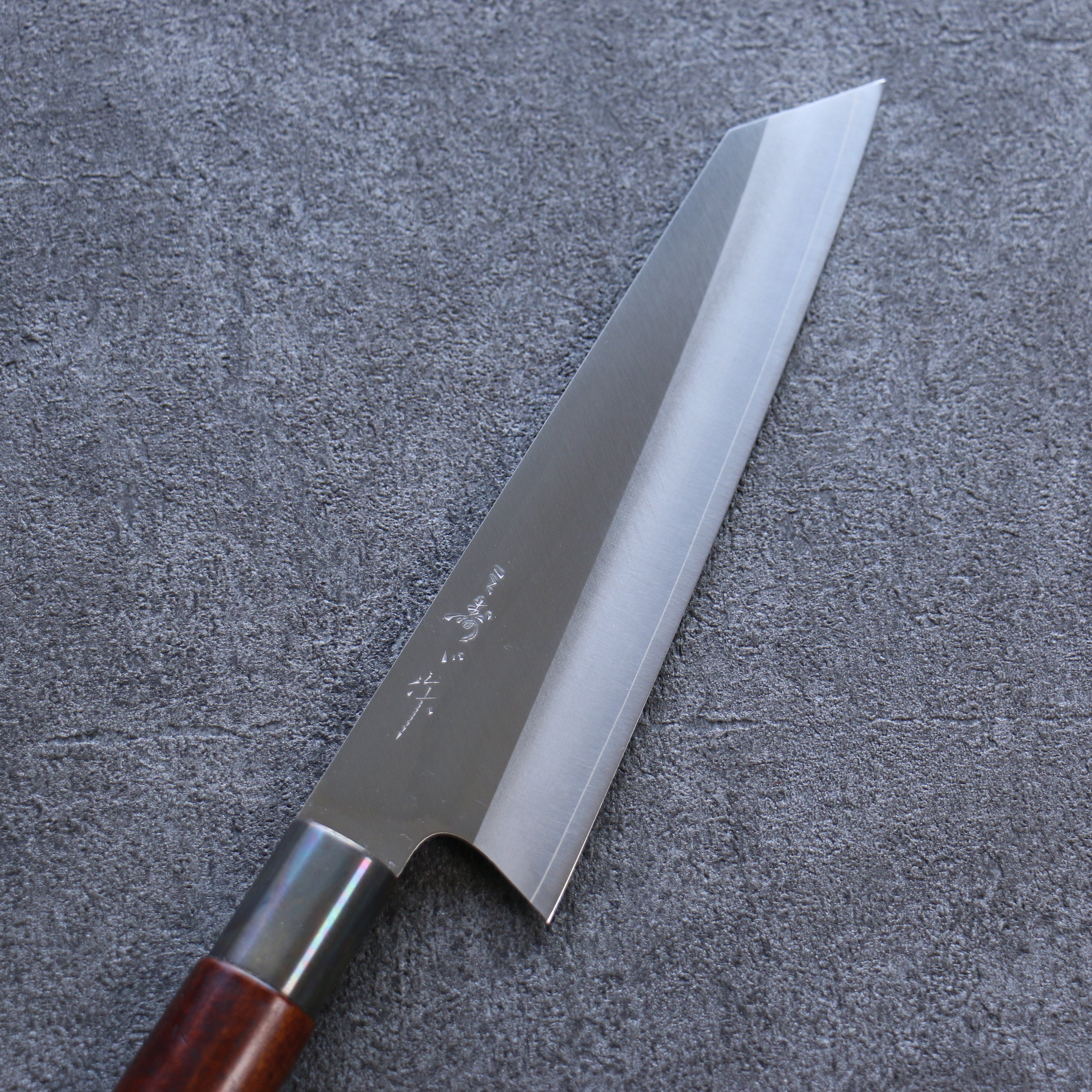 Premium Misuzu VG10 Kasumitogi Bunka Knife 180mm - Japanese Damascus Steel Kitchen Knife with Brown Lacquered Handle for Professional Chefs & Home Cooking, Perfect for Slicing, Dicing & Precision Vegetable Cutting