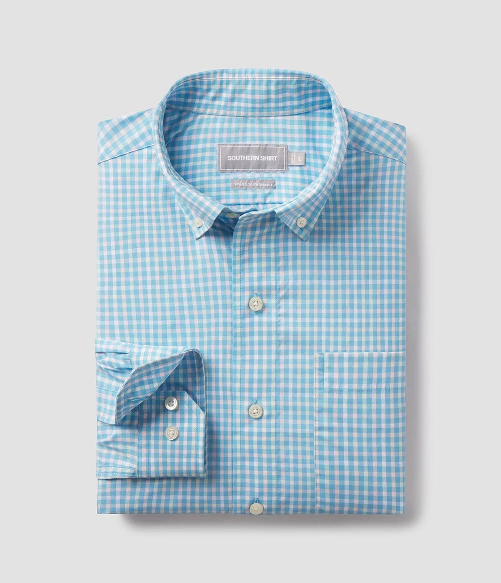 Boys' Southern Style Samford Check Button Down Shirt - Casual & Dressy for School, Parties, and Family Events