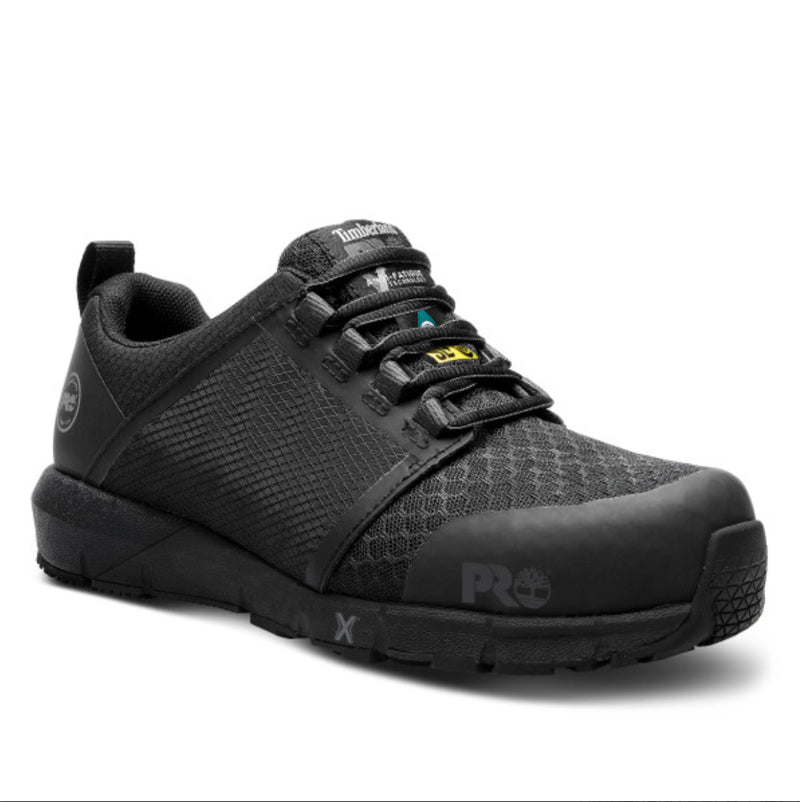 Timberland PRO Radius SD+ Women's Safety Work Shoes - Composite Toe, Slip Resistant, Electrical Hazard Protection - Black (TB0A2A63001) - Perfect for Construction, Warehouse & Industrial Work Environments