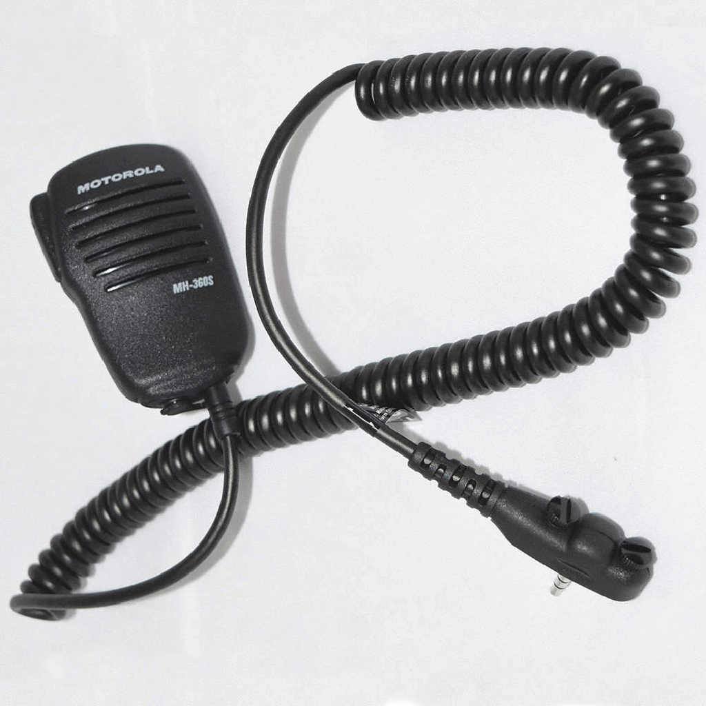 Motorola AAF52X501 Professional Speaker Microphone - High-Quality Two-Way Radio Accessory for Clear Communication | Ideal for Security, Construction & Outdoor Adventures