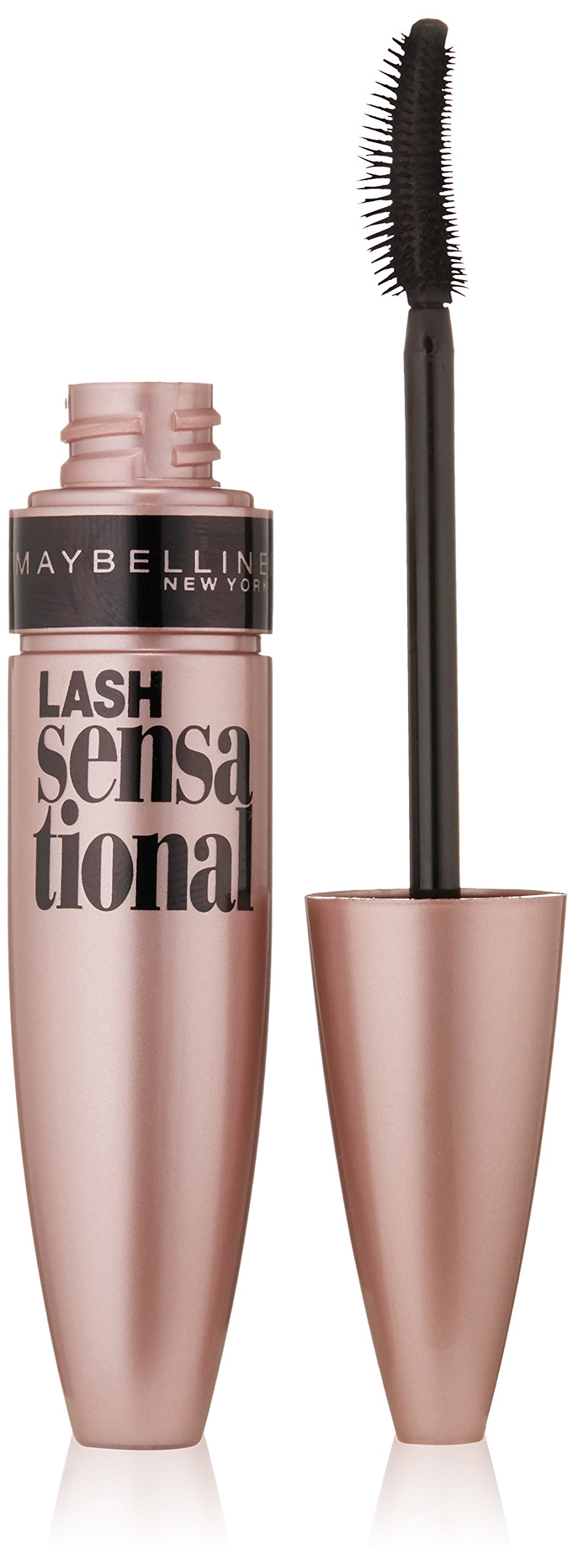 Maybelline New York Lash Sensational Mascara - Volumizing & Lengthening - Blackest Black - 0.32 Fl Oz - For Dramatic Lashes Day or Night - Perfect for Parties, Dates & Everyday Wear