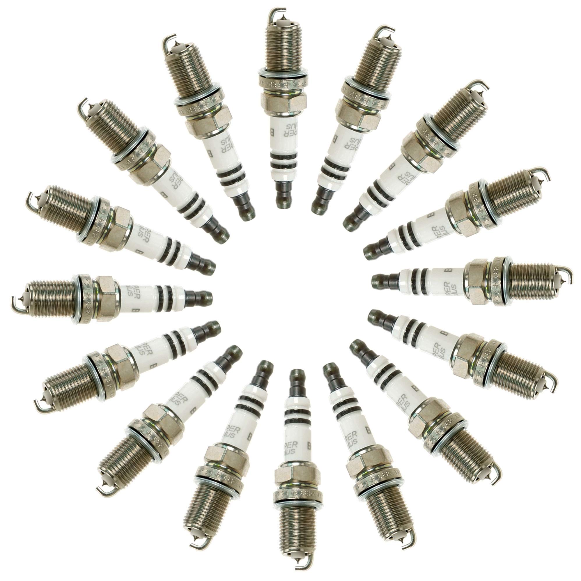 Premium Spark Plug Set of 16 for Mercedes-Benz V8 Engines - High Performance Ignition Parts for C63 AMG, E550, S550 - Perfect for Engine Tune-Ups & Performance Upgrades