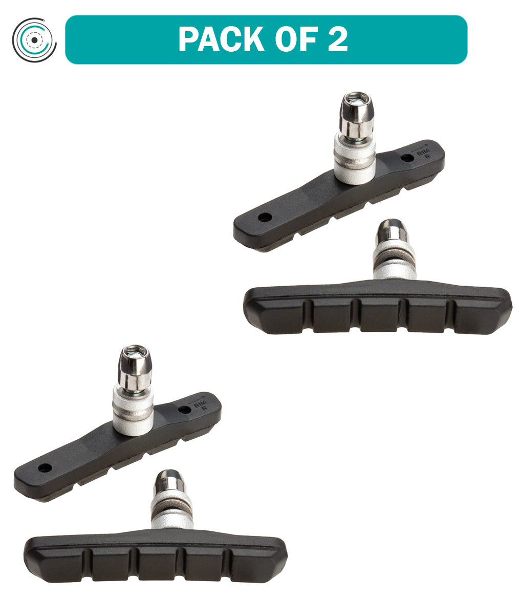2 Boxes of 50 Pairs Jagwire Mountain Sport V-Brake Threaded Post Brake Pads - Premium Bicycle Brake Pads for Mountain Bikes, Road Bikes & Hybrid Bikes - Ideal for Off-Road Trails, Commuting & Daily Cycling
