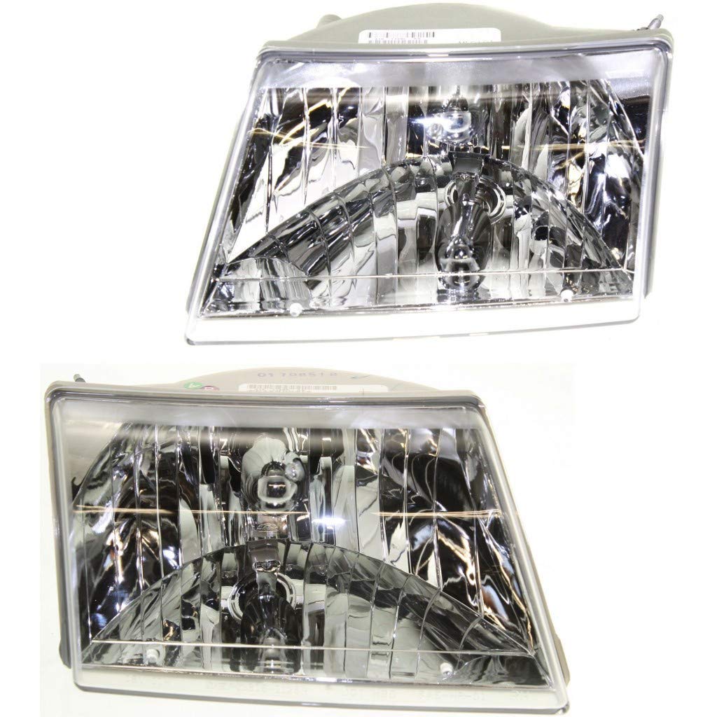 2001 Mazda B2500 Headlight Pair - Driver & Passenger Side with Bulbs (MA2502117 + MA2503117) | CarLights360 | Direct Replacement for Improved Night Visibility & Safety Driving
