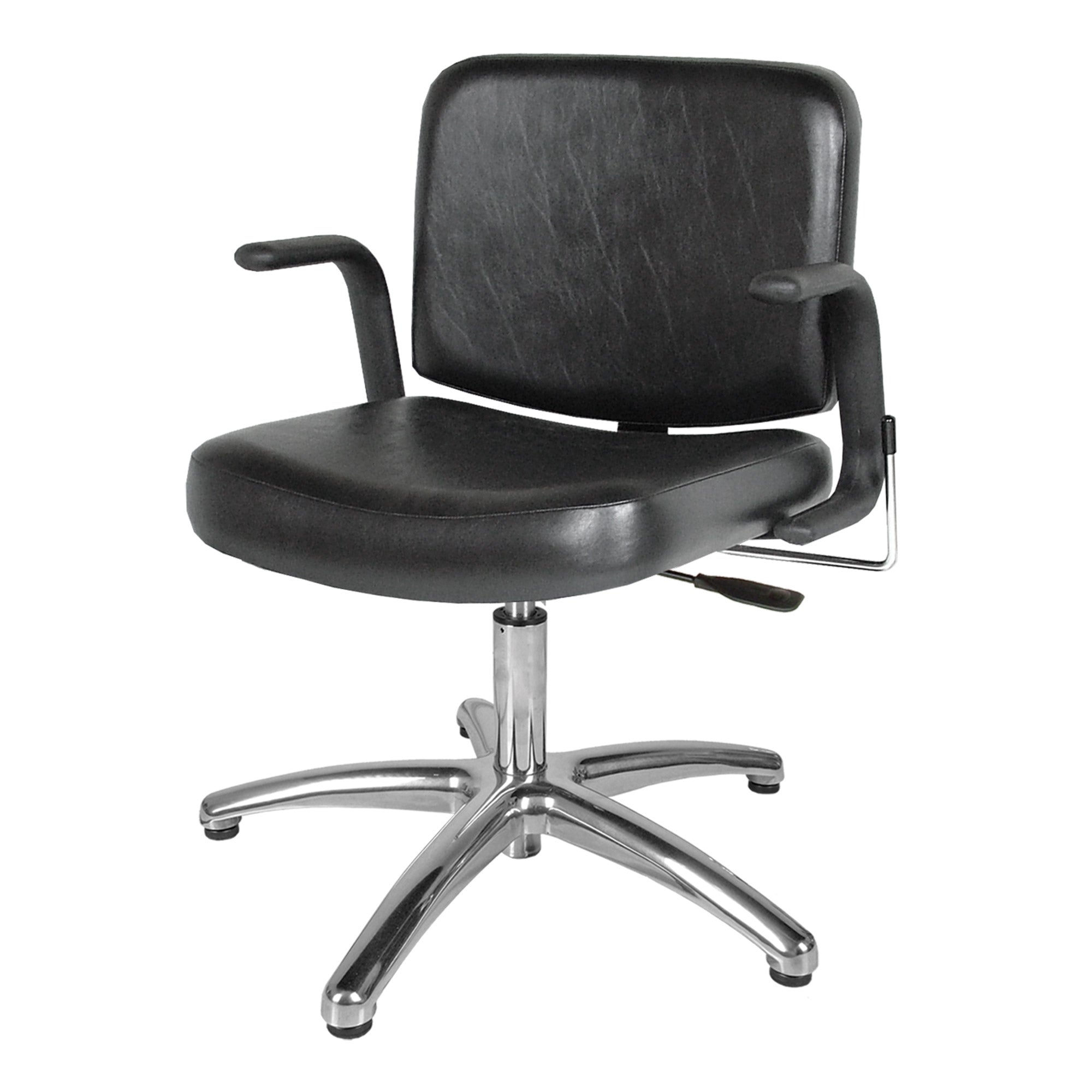 Monte Lever Control Shampoo Chair for Salon & Barber Shop - Adjustable Hydraulic Hair Washing Chair with Headrest for Hairdressers & Stylists - Perfect for Spa, Beauty Salon & Home Use