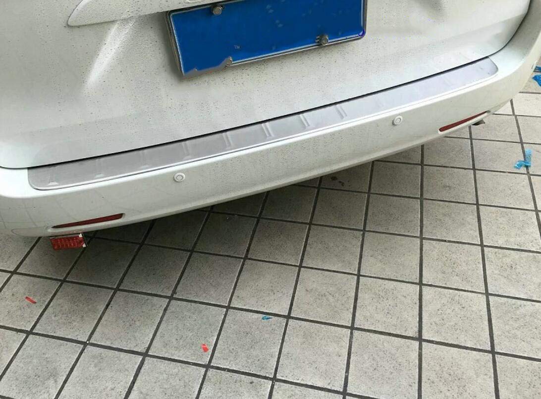 Stainless Steel Car Rear Bumper Guard - Trunk Lid & Tailgate Protection Trim Cover for Toyota Sienna 2011-2020 - Perfect for Parking Lot Scratches & Cargo Loading Protection