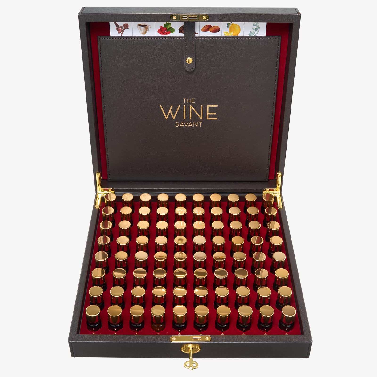 Premium Wine Aroma Kit - 80 Essential Scents for Red & White Wine Tasting | Sommelier Training Set with Educational Book & Accessories | Perfect Gift for Beginners, Wine Enthusiasts & Holiday Parties | Enhance Your Wine Knowledge & Host Memorable Tasting Events
