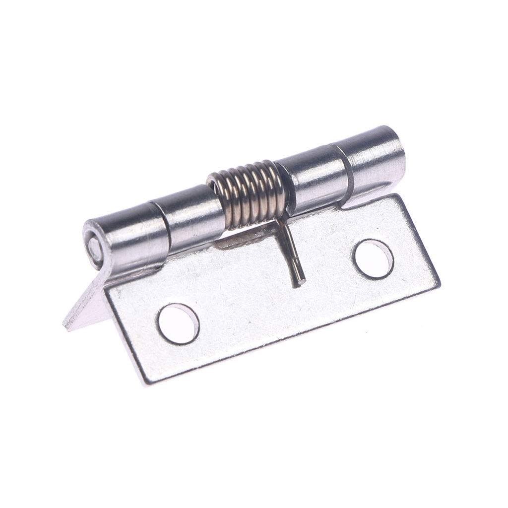 Stainless Steel Self-Closing Corner Hinge - 1pc Heavy Duty Cabinet Door Hinge for Furniture Repair & Hardware Supplies - Perfect for Kitchen Cabinets, Wardrobes, and DIY Home Improvement Projects