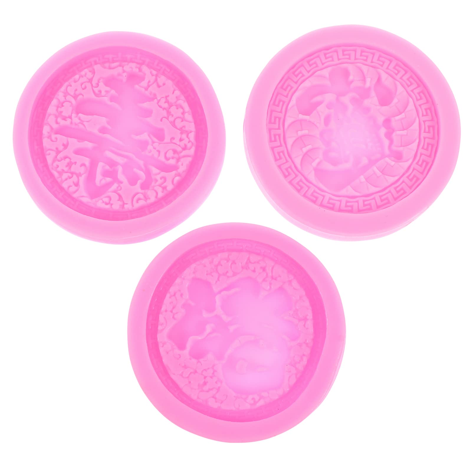 3 Pcs Silicone Mold Set for Epoxy Resin, Candy, Soap & Baking - Reusable 3D Kitchenware for DIY Crafts, Fondant, Fudge & Pastry Making - Perfect for Home Bakers & Craft Enthusiasts