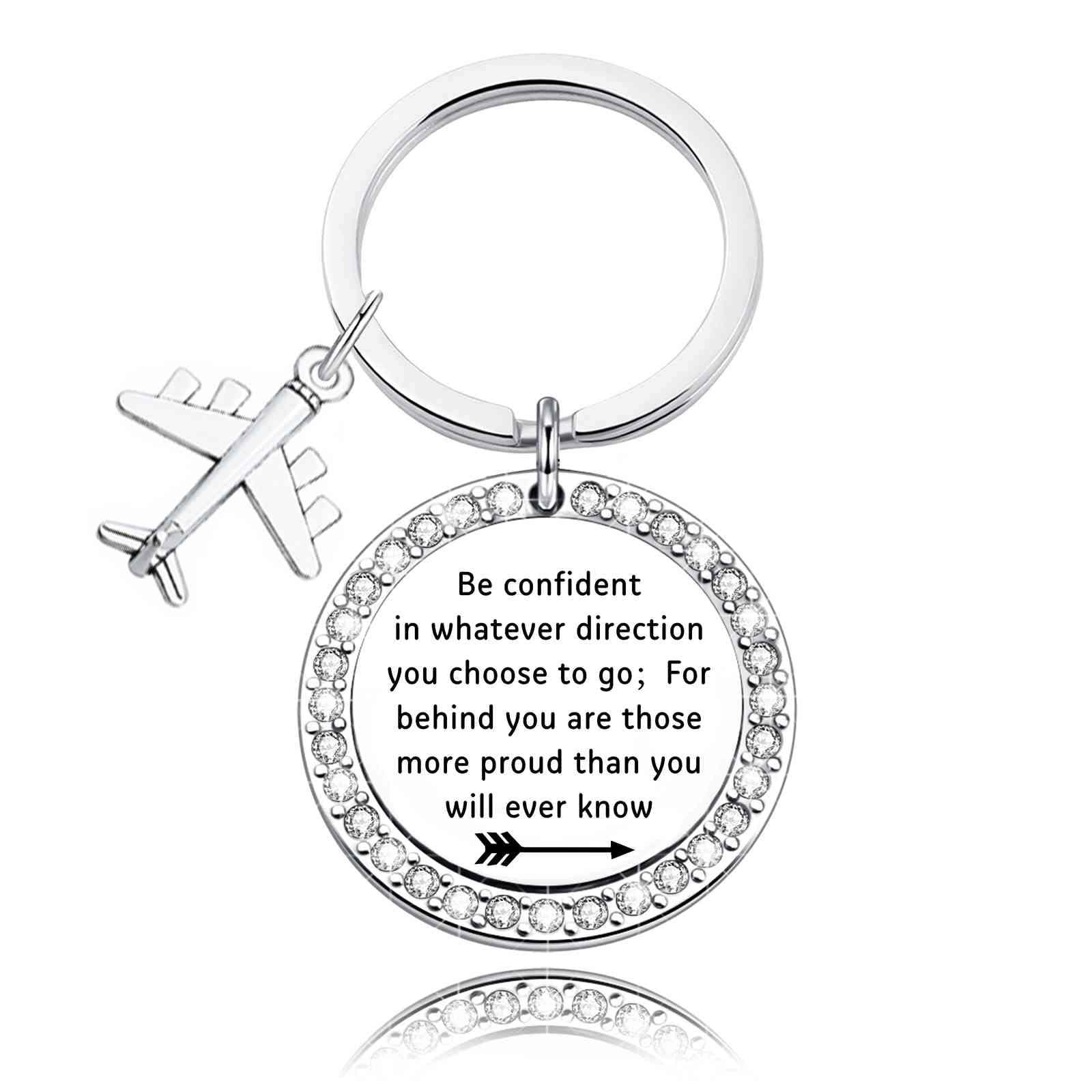 Pilot Gift for Women & Men - Flight Attendant Jewelry Set - Pilot Graduation & Pilot to Be Gift Ideas - Perfect for Aviation Enthusiasts & Airplane Lovers