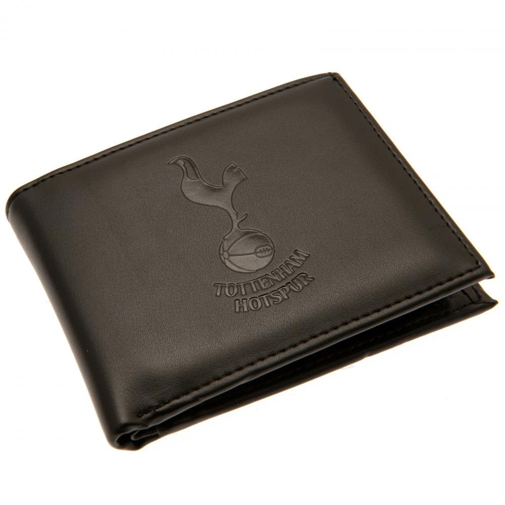 Tottenham Hotspur Genuine Leather Debossed Logo Wallet for Men - Perfect for Football Fans, Gifts & Everyday Use