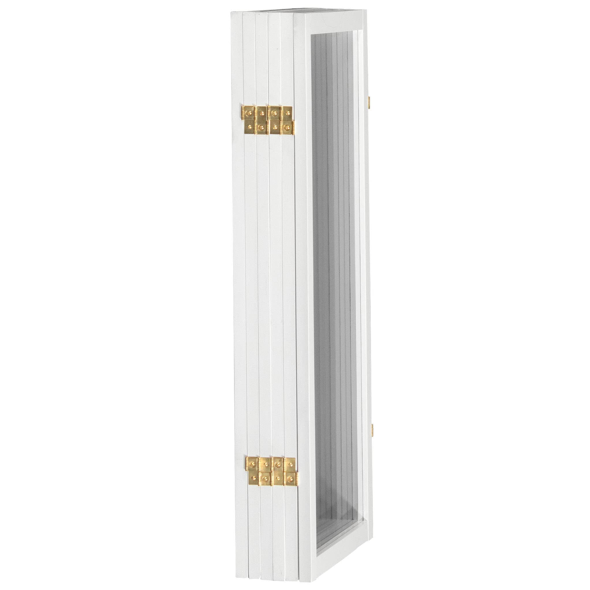 3 ft. Short Clear Plastic Partition White 6 Panel - Office Desk Divider, Social Distancing Screen for Schools, Restaurants & Retail Stores
