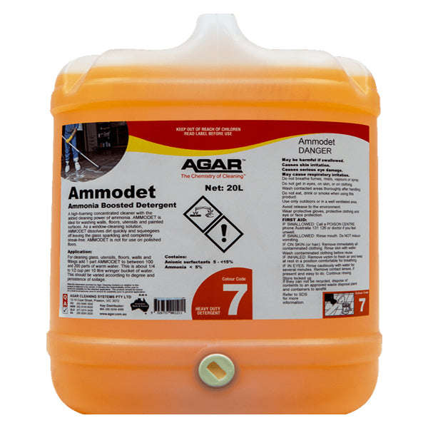 Ammonia Boosted Detergent - Powerful Laundry Cleaner for Tough Stains | Ideal for Household & Commercial Use