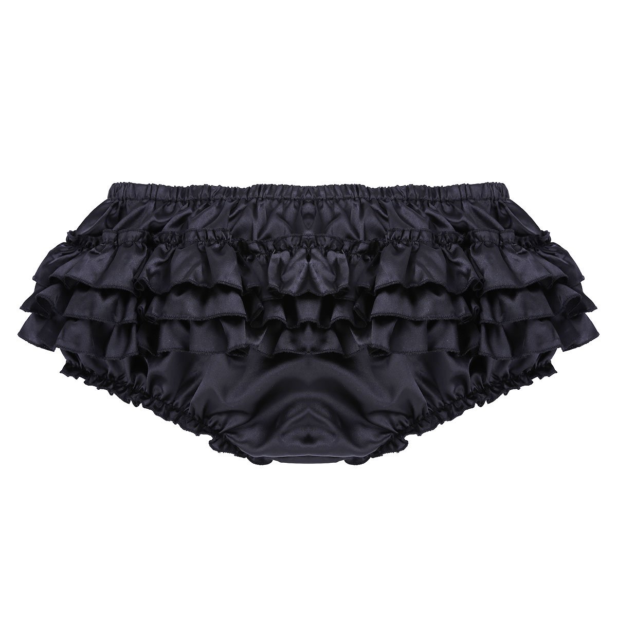 CHICTRY Men's Low Rise Boxer Briefs - Soft Cotton Stretch Underwear with Ruffled Bloomers Design for Comfort & Style | Perfect for Casual Wear, Lounge & Sleep