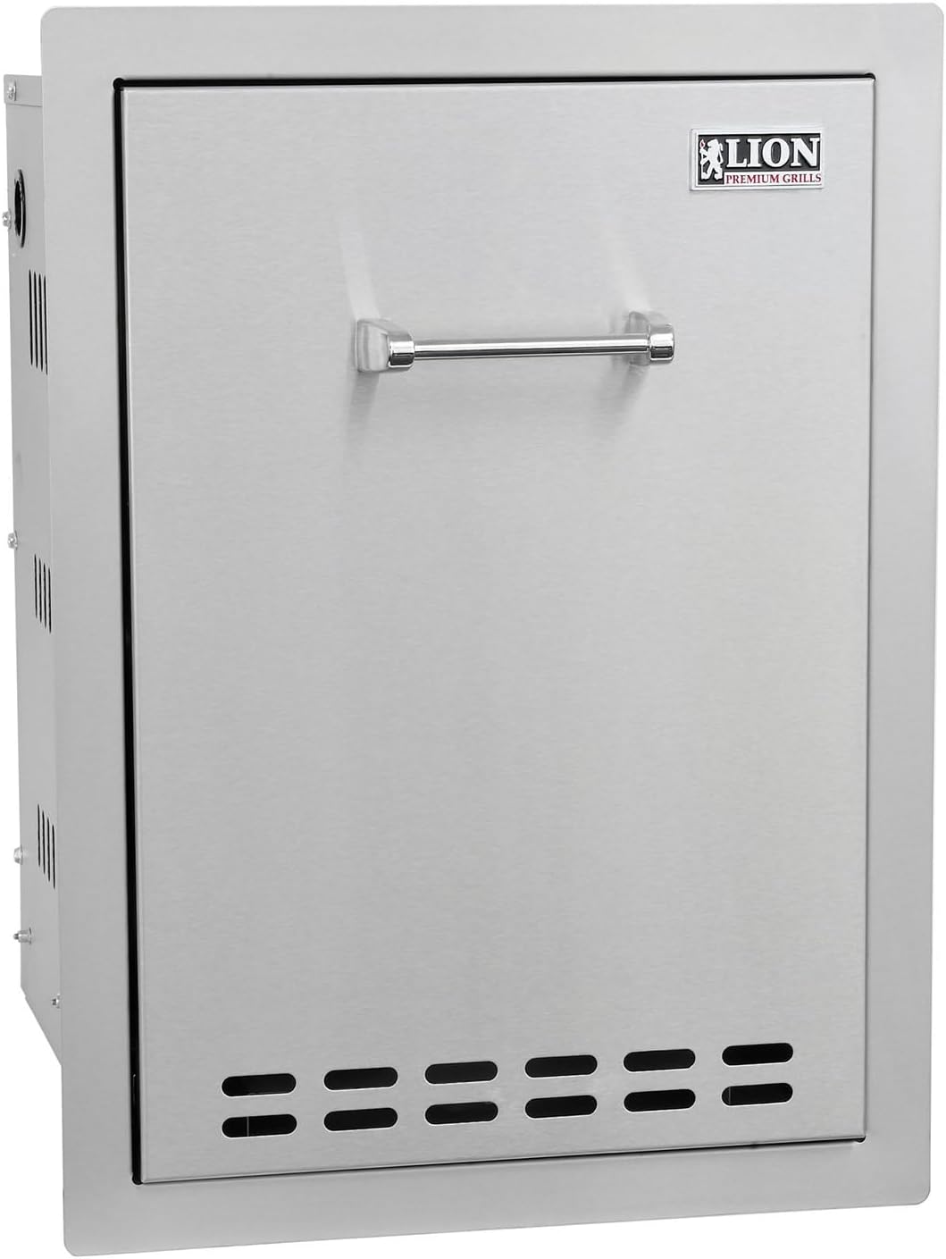 16 Inch Roll Out Propane Tank & Trash Bin Combo - Heavy Duty Outdoor Storage Solution for Camping, RV, and Backyard Use