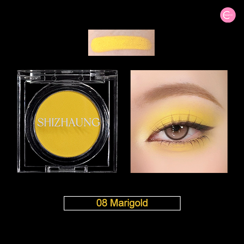 SHIZHUANG Single Chromatic Chameleon Eyeshadow - Long Lasting Pressed Pigment Makeup for Day & Night Wear - Perfect for Party, Date Night and Special Occasions