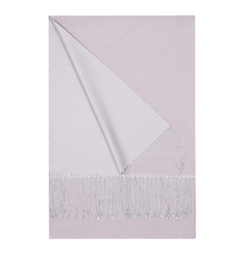 Aker Double Sided Silk Hijab Shawl Scarf - Soft Pastel Purple #375 for Women | Perfect for Prayer, Modest Fashion & Special Occasions