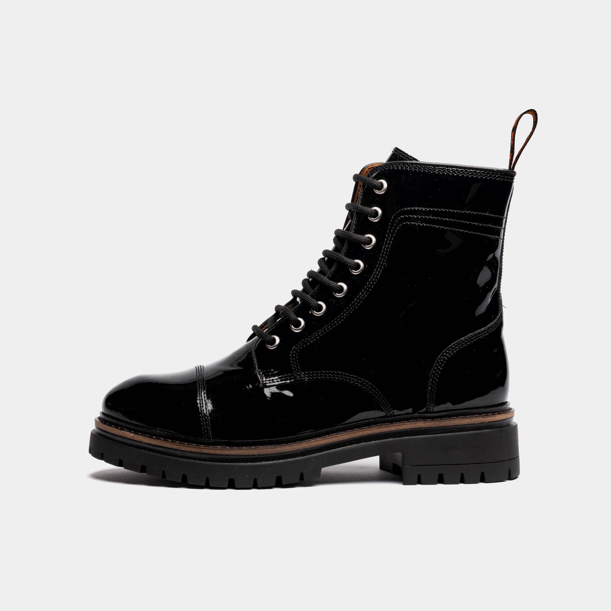 DINCKLEY Black Patent Leather Shoes - Stylish & Comfortable for Women | Perfect for Office, Parties & Formal Events