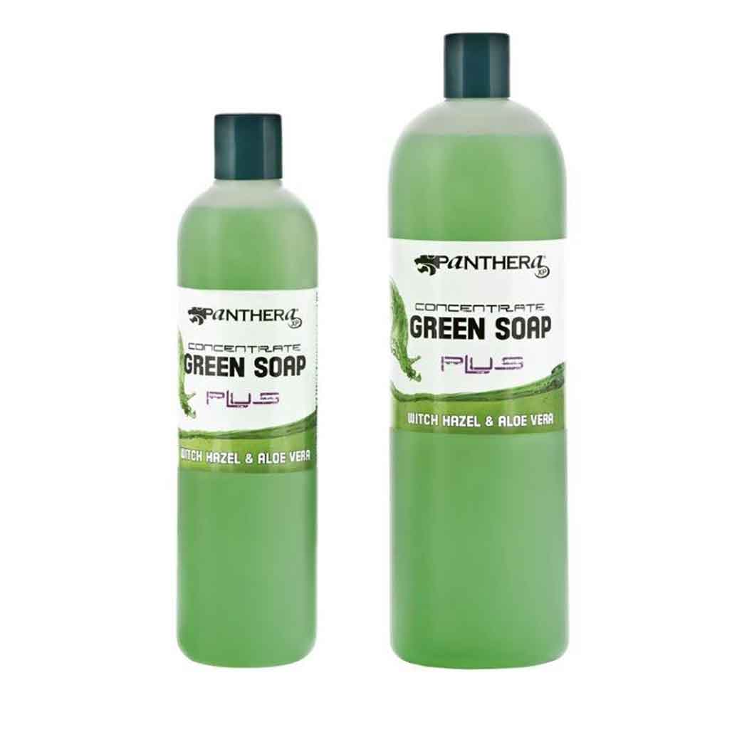 Panthera Concentrated Green Soap with Aloe Vera - 500ml | Natural Plant-Based Cleanser for Tattoo Aftercare, Piercing Care & Skin Cleansing