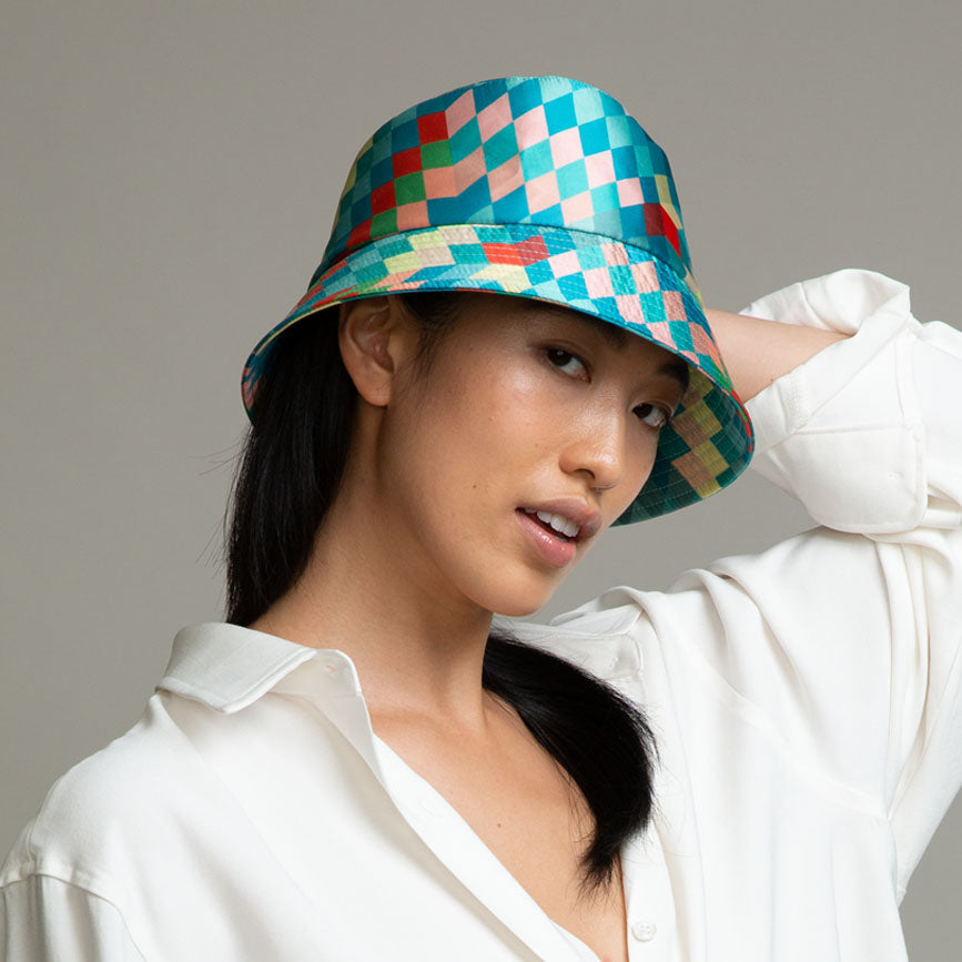 Toby Satin Bucket Hat for Women & Men - Soft & Stylish Summer Sun Hat for Outdoor Activities, Beach, Travel & Fashion Accessories