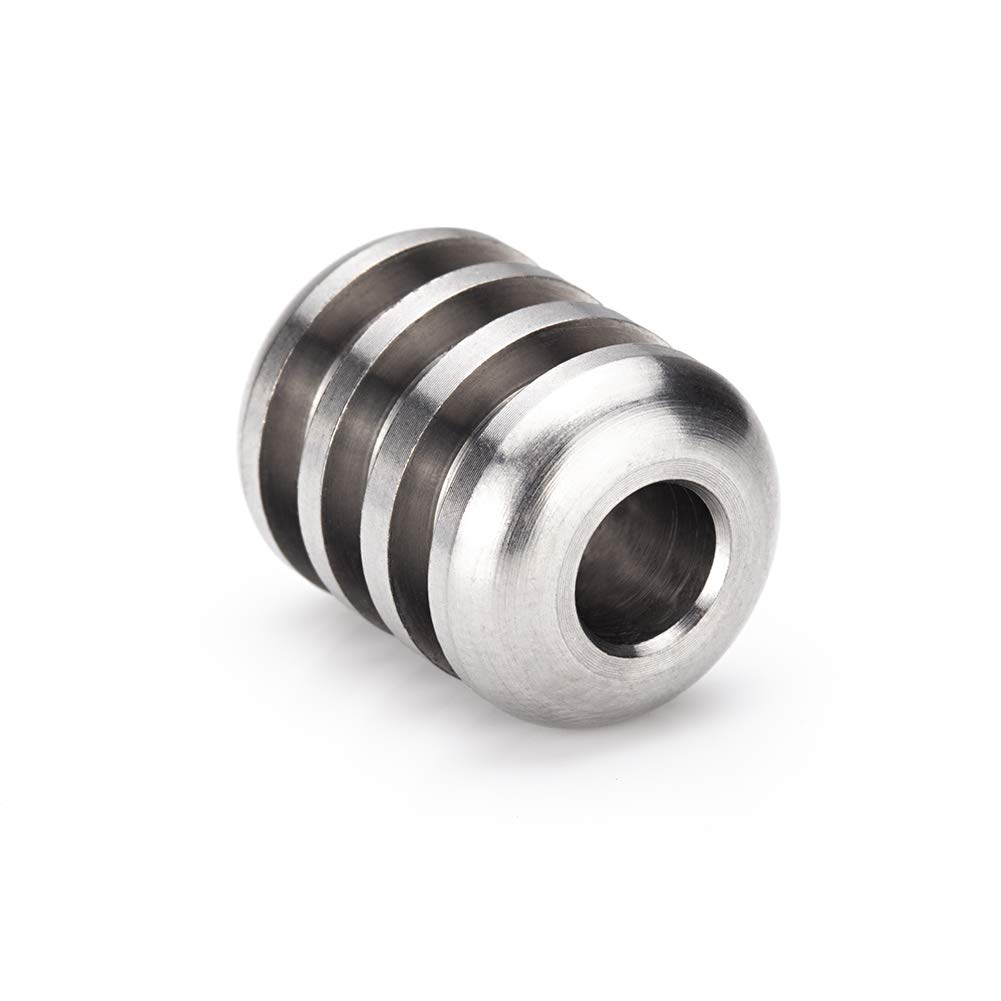TI-EDC Titanium Paracord Lanyard Bead for 550 Paracord Bracelet - DIY EDC Accessories & Keychain Making Supplies - Perfect for Outdoor Survival Gear, Tactical Equipment & Everyday Carry Essentials