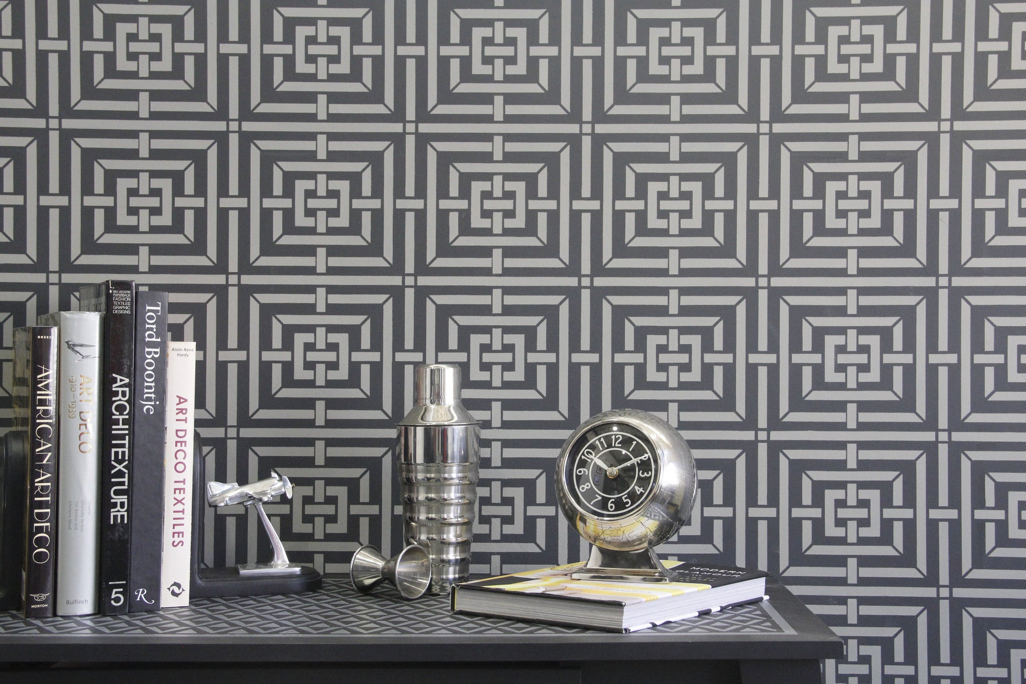 Mykonos Trellis Wall Stencil - DIY Home Decor Stencils for Painting, Wall Art, and Creative Projects - Perfect for Bedrooms, Living Rooms, and Accent Walls