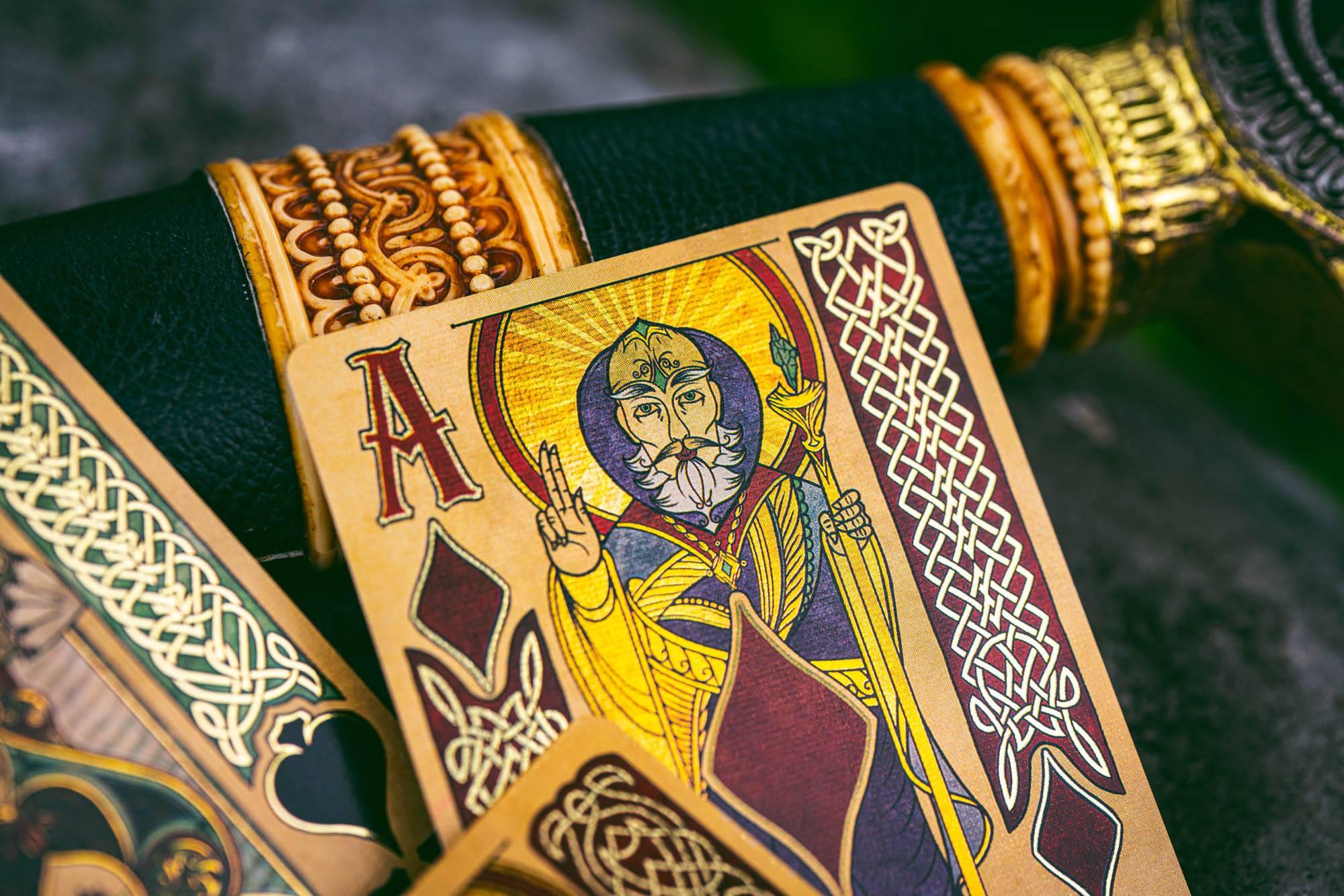 Arthurian Playing Cards - Holy Grail Edition | Premium Collectible Deck | Medieval Theme | Perfect for Magic Tricks, Poker Nights & Gift Giving