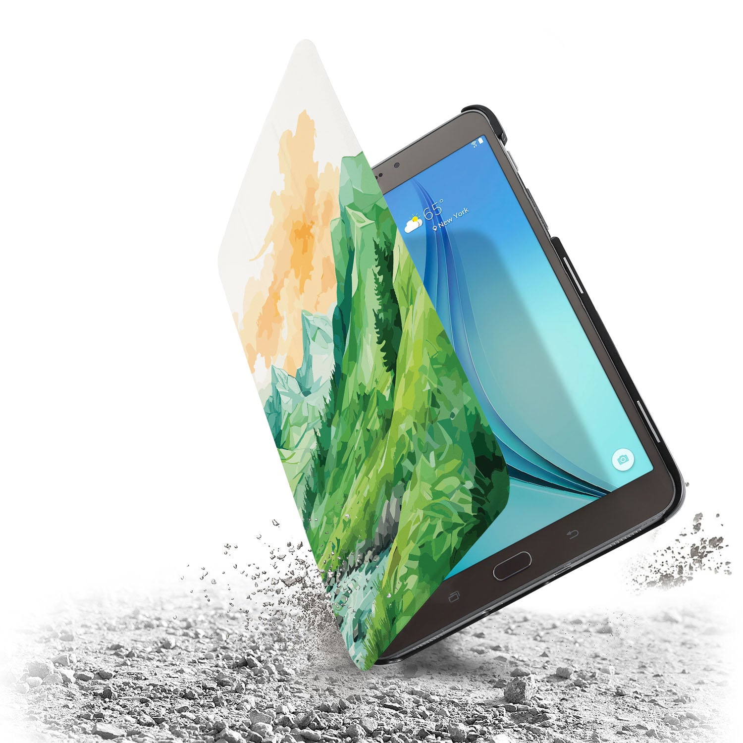 Samsung Tablet Case - Durable Protective Cover with Landscape View for Samsung Galaxy Tab A/S/Pro - Perfect for Work, Travel & Home Use