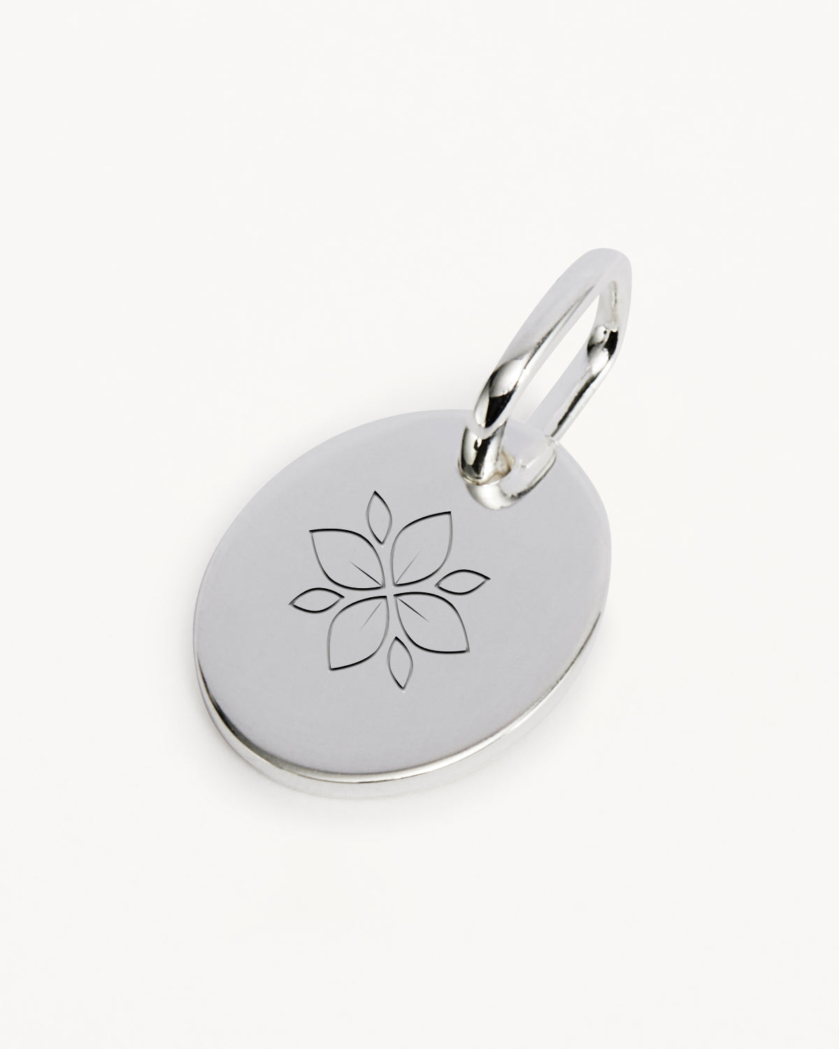 Personalized Sterling Silver Oval Pendant - Engravable Jewelry for Women | Perfect for Gifts, Anniversaries & Special Occasions