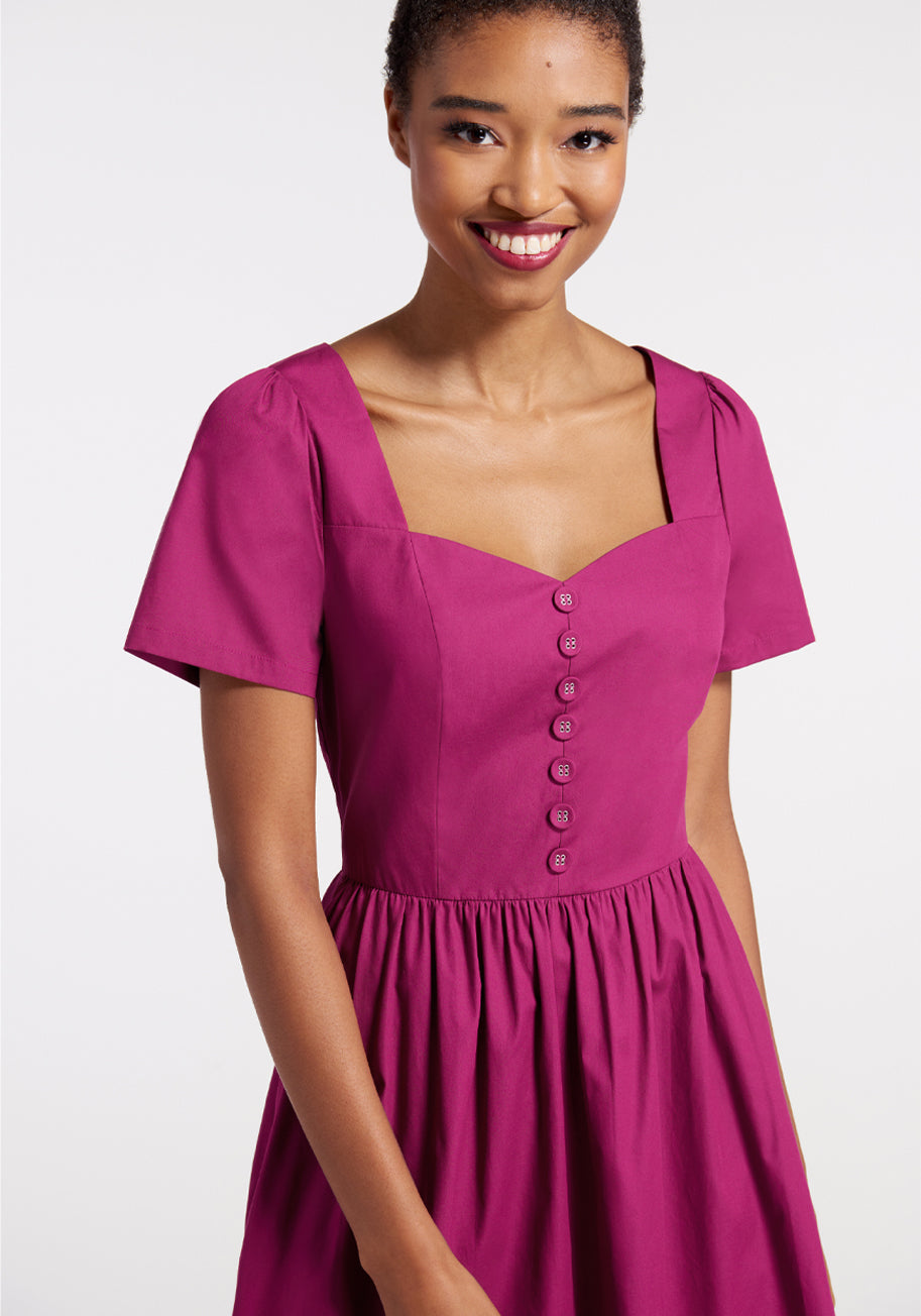 Stylish Fit and Flare Shirt Dress for Women | Casual & Office Wear | Perfect for Work, Dates & Special Occasions