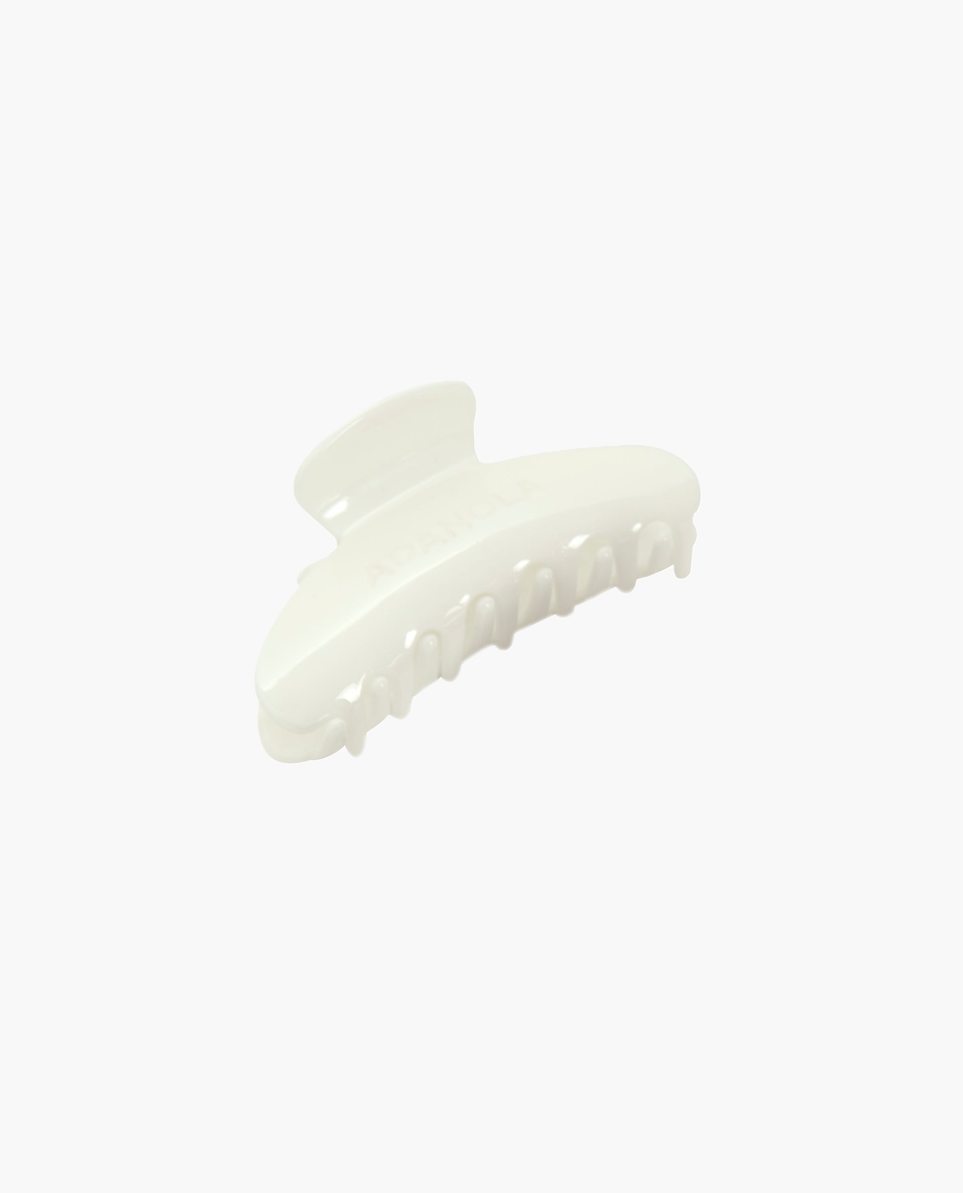 Large Marshmallow White Claw Clip for Women - Hair Claw Clips for Thick Hair, Strong Hold Hair Clips for Ponytail, Bun & Updo Hairstyles - Perfect for Work, Gym & Everyday Use