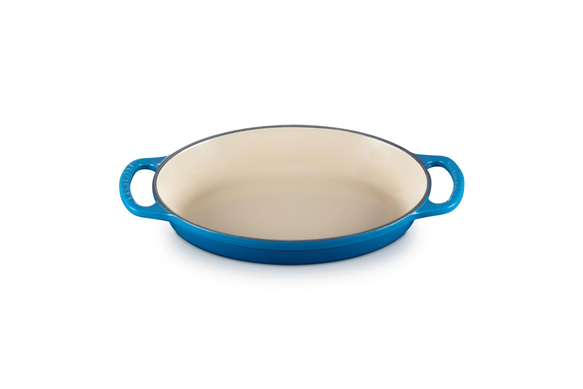 Le Creuset Enameled Cast Iron Signature Oval Baker 1 Quart (9.5 Inch) - Marseille Blue - Perfect for Casseroles, Roasting & Baking - Premium Kitchen Cookware for Home Chefs
