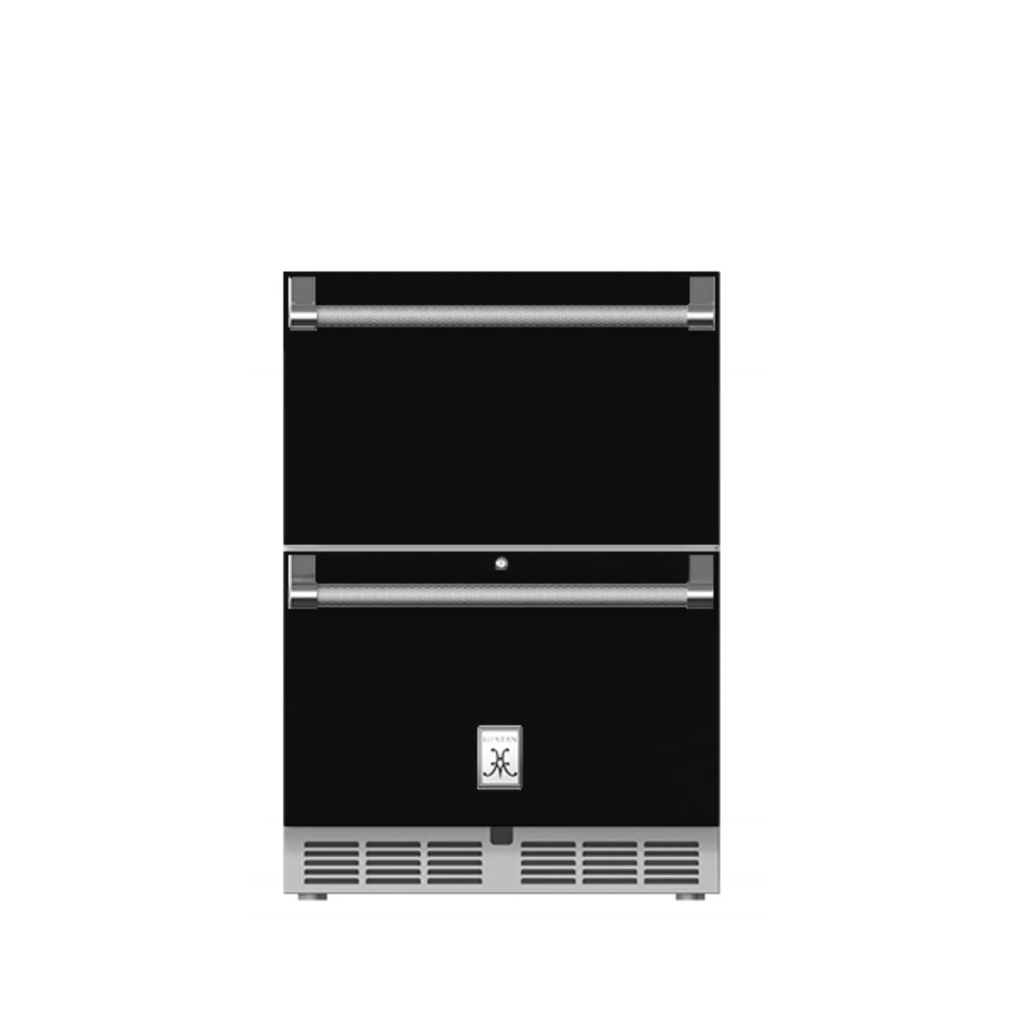 Hestan 24-Inch Outdoor Refrigerator Freezer Combo with Lock - GRFR24 - Perfect for Patio, Backyard, and Outdoor Kitchen Use