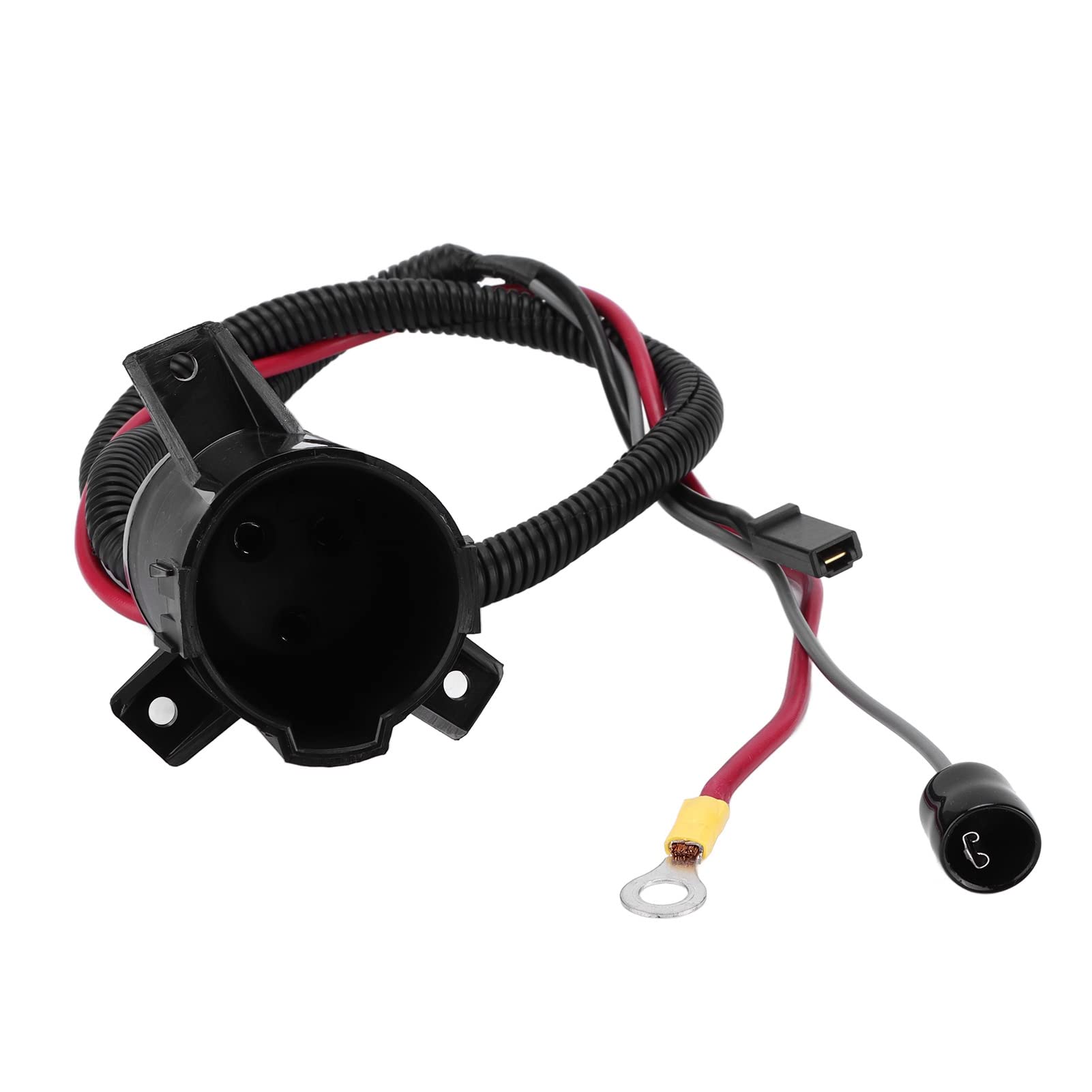 48V Club Car Charger Receptacle with Harness 1033755-01 - Replacement for Precedent Electric Golf Carts 2004 & Newer Models | Perfect for Home & Golf Course Maintenance
