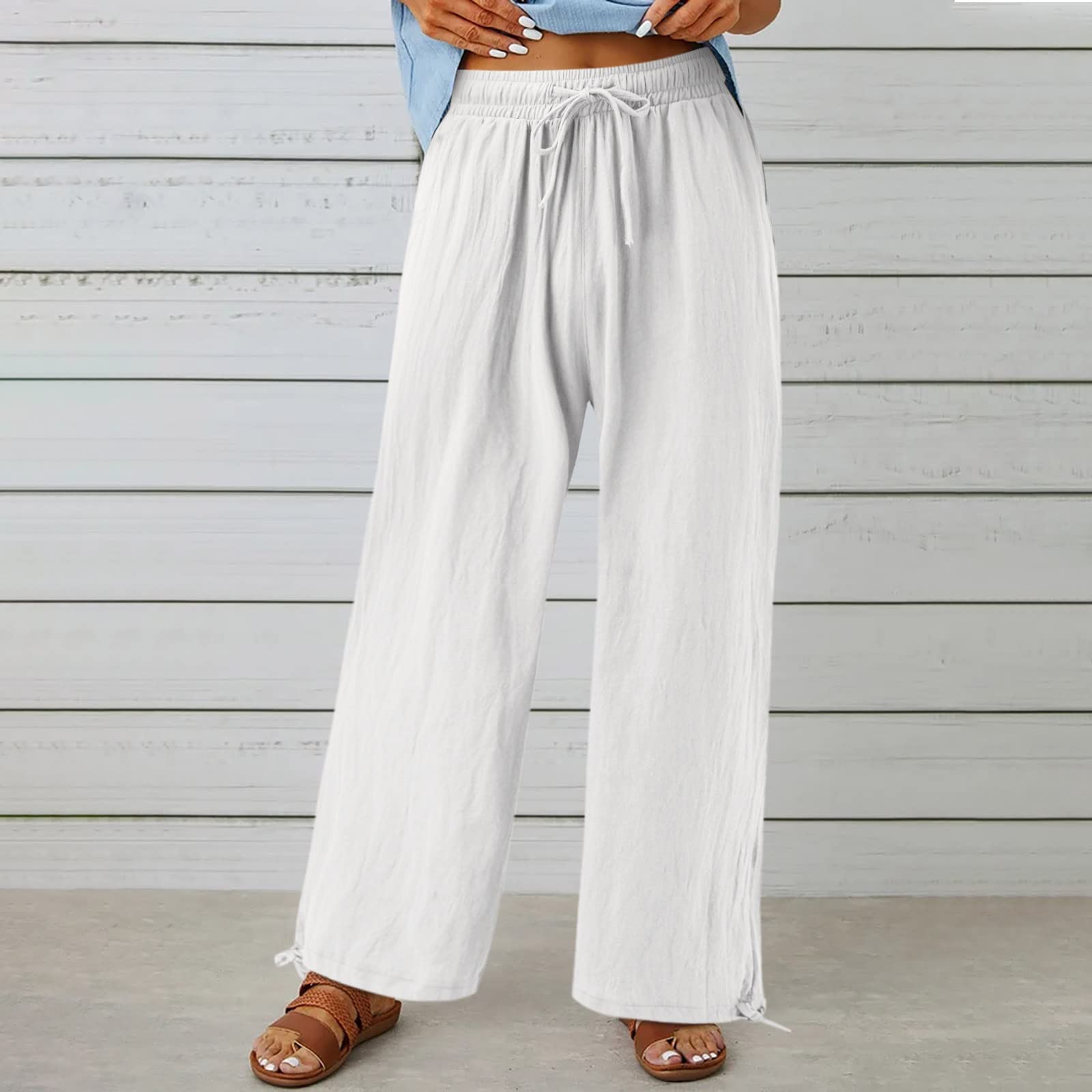 BGFIIPAJG Women's Black Elastic Waist Leggings - Plus Size UK 14 Brown Work Pants, Jogger Shorts & Jumpsuits | Comfortable Office Wear & Casual Outfits