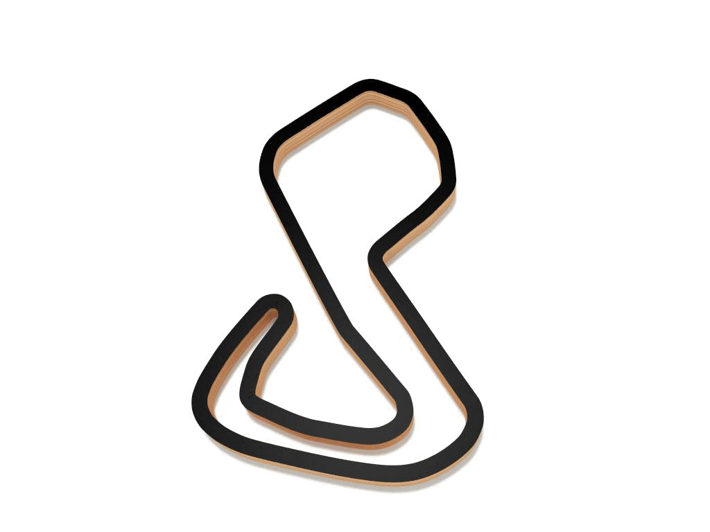Brands Hatch GP Circuit - Premium Racing Track Model for Collectors & Simulation Enthusiasts | Perfect for Home Display, Gaming Setups & Motorsport Decor