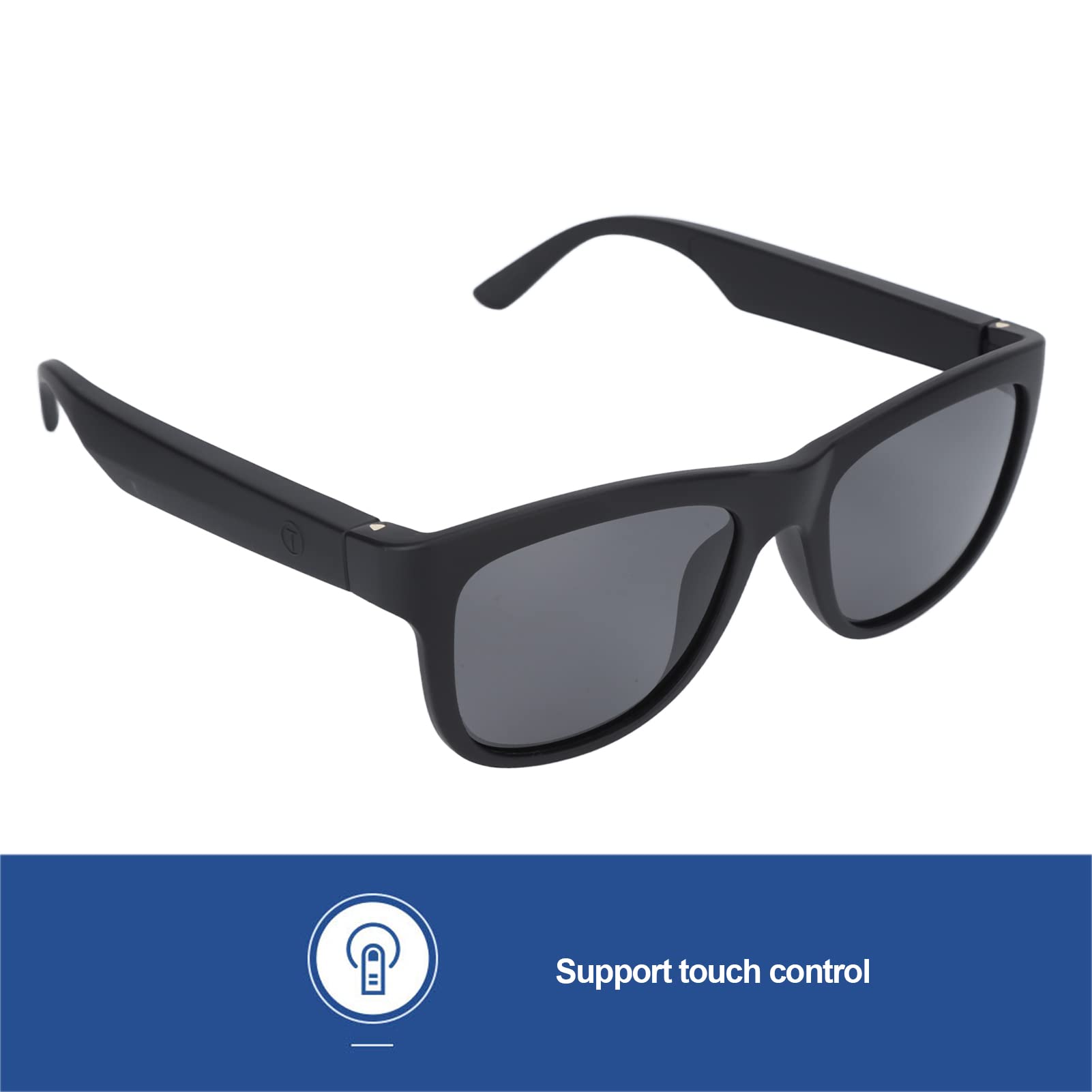 Low Latency Bluetooth Smart Sunglasses with Voice Control for Outdoor Sports, Running & Cycling - HD Audio & Sun Protection for Active Lifestyles