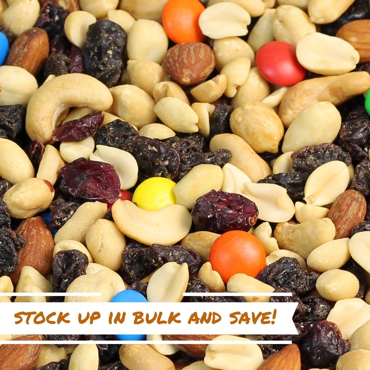 M&M's Classic Trail Mix - 3 Pound Bulk Snack with Reusable Container | Perfect for Hiking, Camping & Office Snacks