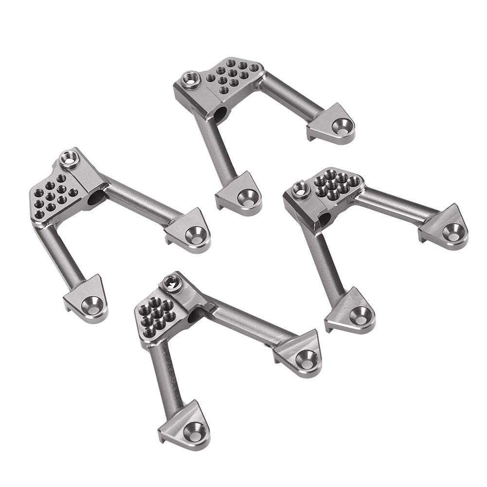 SoarUp RC Shock Damper Mount - Front & Rear Heavy Duty Metal Upgrade for Axial SCX10 II RC Crawler Cars | Off-Road Performance Enhancement for Rock Crawling & Trail Driving