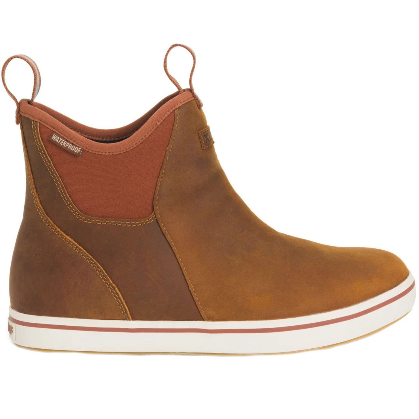 Xtratuf Men's Ankle Deck Boots - Waterproof, Slip-Resistant Work Boots for Fishing, Hunting & Outdoor Activities