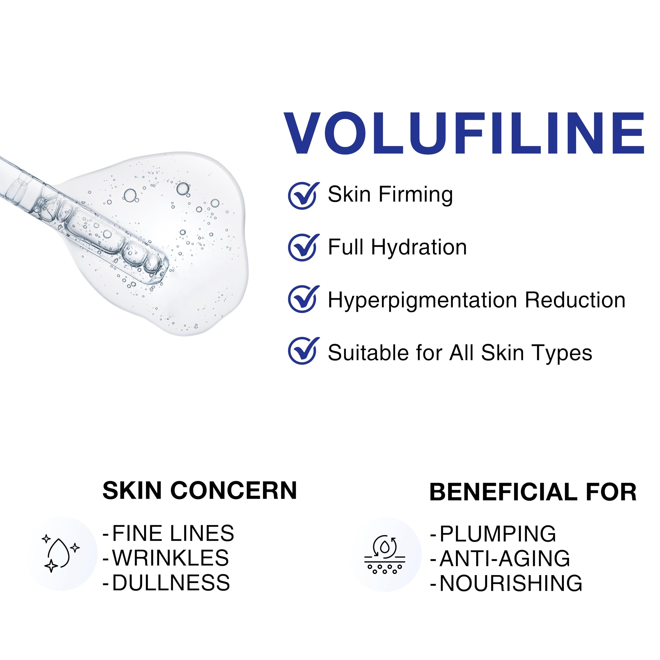 Volufiline & Beta-Glucan Anti-Aging Cream - 100% Pure Volufiline for Skin Firming + Beta-Glucan for Deep Hydration - Korean Skincare for Wrinkles, Collagen Boost & Lifting - Best for Mature, Dry & Sensitive Skin - Perfect for Night Routine & Daily Moisturizing